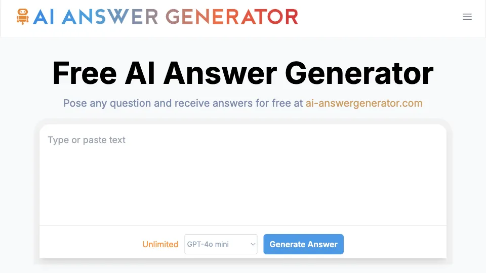 AI Answer Generator