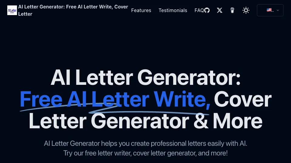 AI Letter Generator