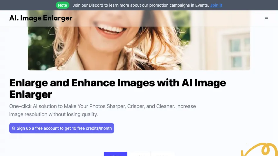 AI Image Enlarger