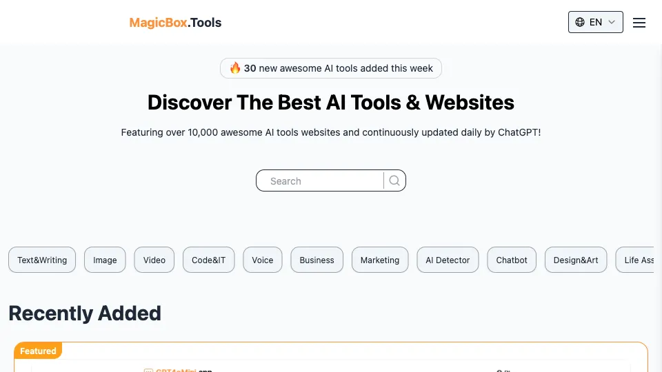 Magicbox.Tools AI Tools Directory