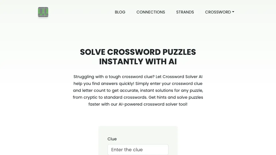 Crossword Solver AI 