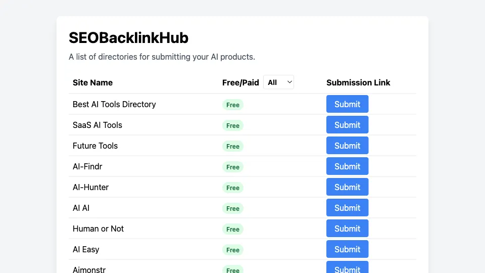 SEO Backlink Hub