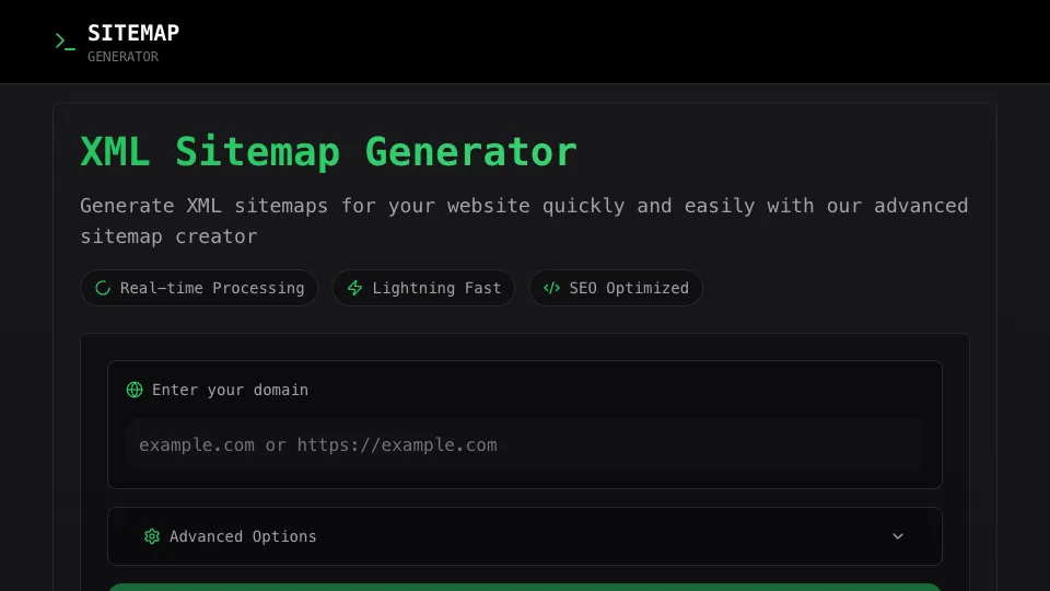 Free Sitemap Generator