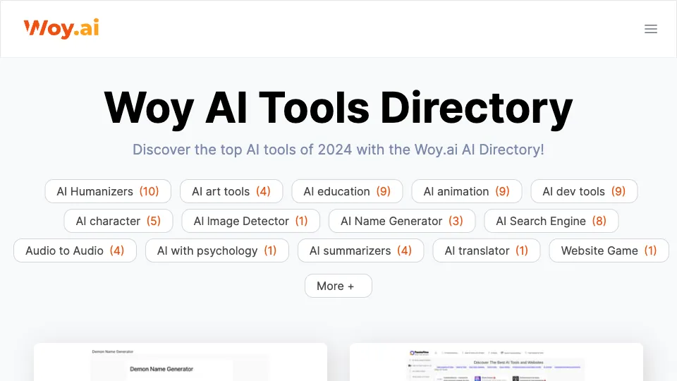 Woy AI Directory